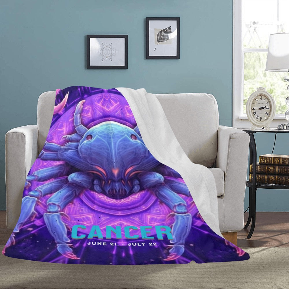 Bundle Up in the Stars Zodiac Blanket - 60x80 Ultra Soft Fleece Throw