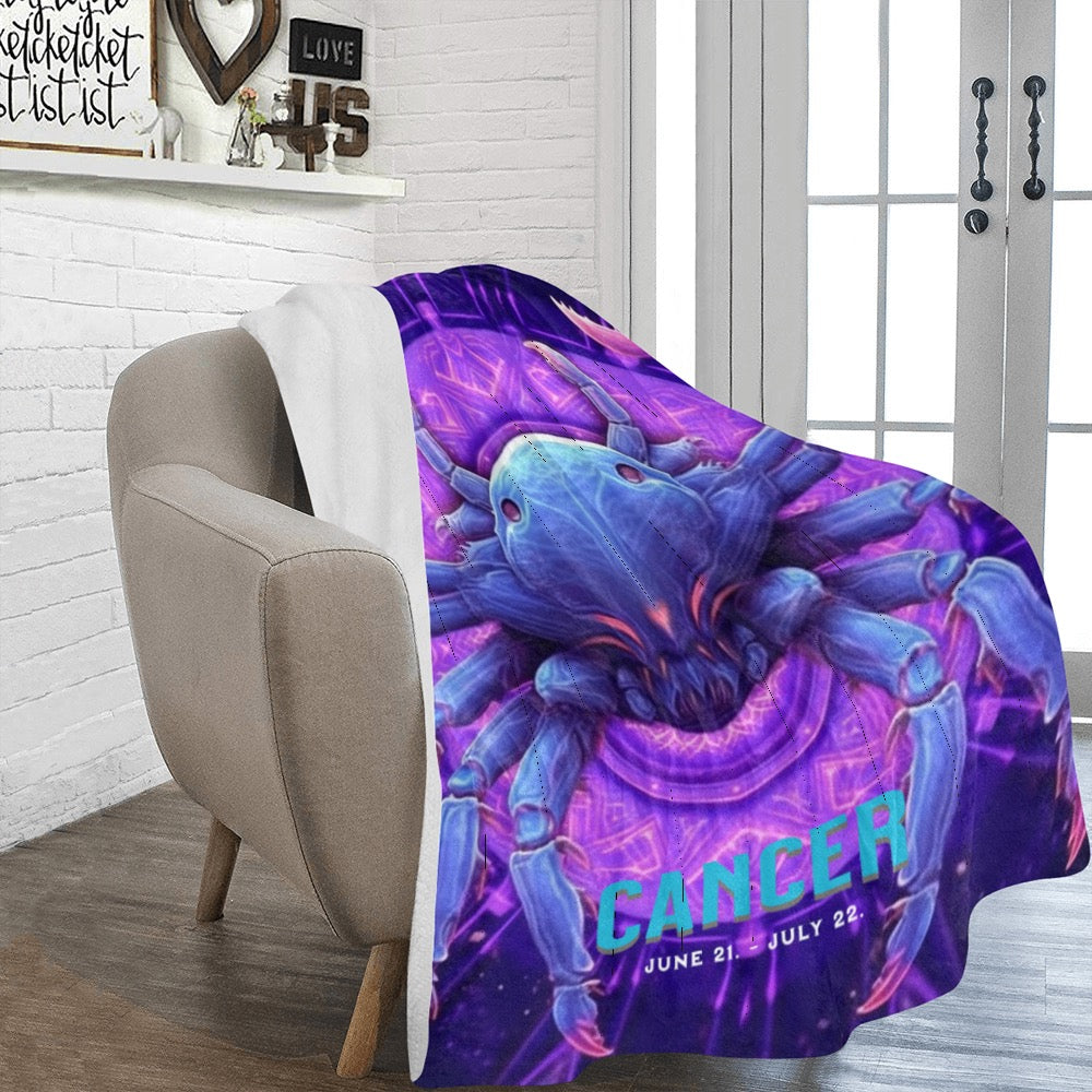 Bundle Up in the Stars Zodiac Blanket - 60x80 Ultra Soft Fleece Throw