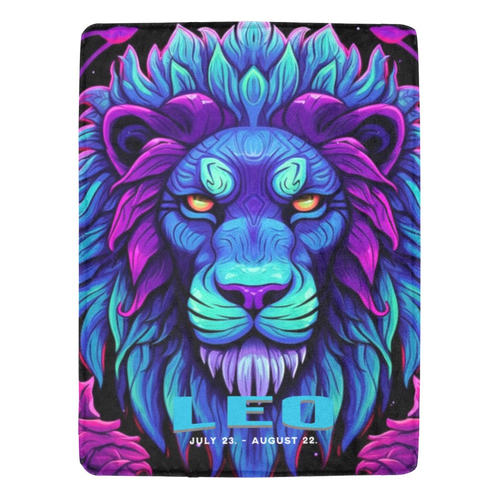 Bundle Up in the Stars Zodiac Blanket - 60x80 Ultra Soft Fleece Throw