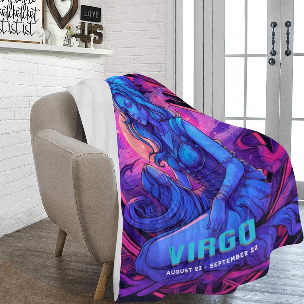 Bundle Up in the Stars Zodiac Blanket - 60x80 Ultra Soft Fleece Throw
