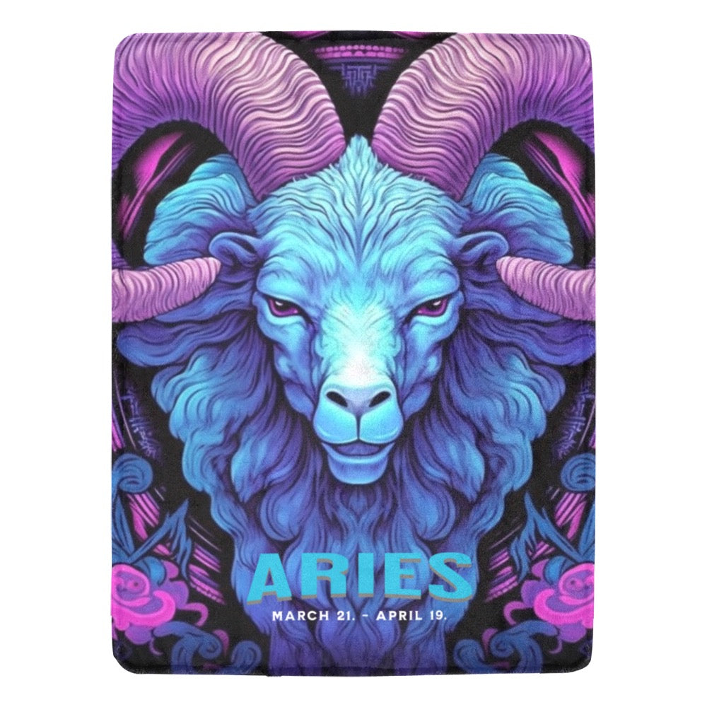 Bundle Up in the Stars Zodiac Blanket - 60x80 Ultra Soft Fleece Throw