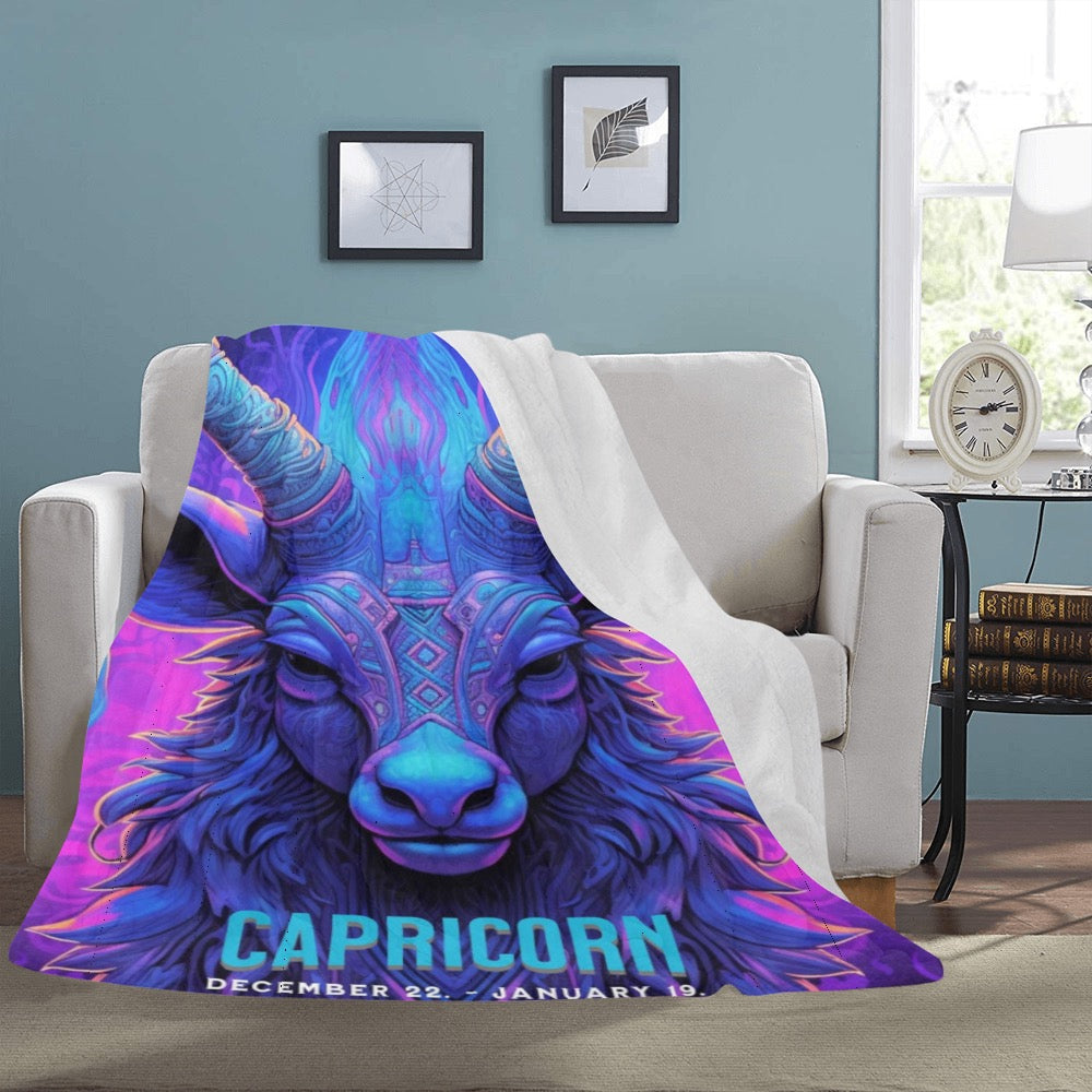 Bundle Up in the Stars Zodiac Blanket - 60x80 Ultra Soft Fleece Throw