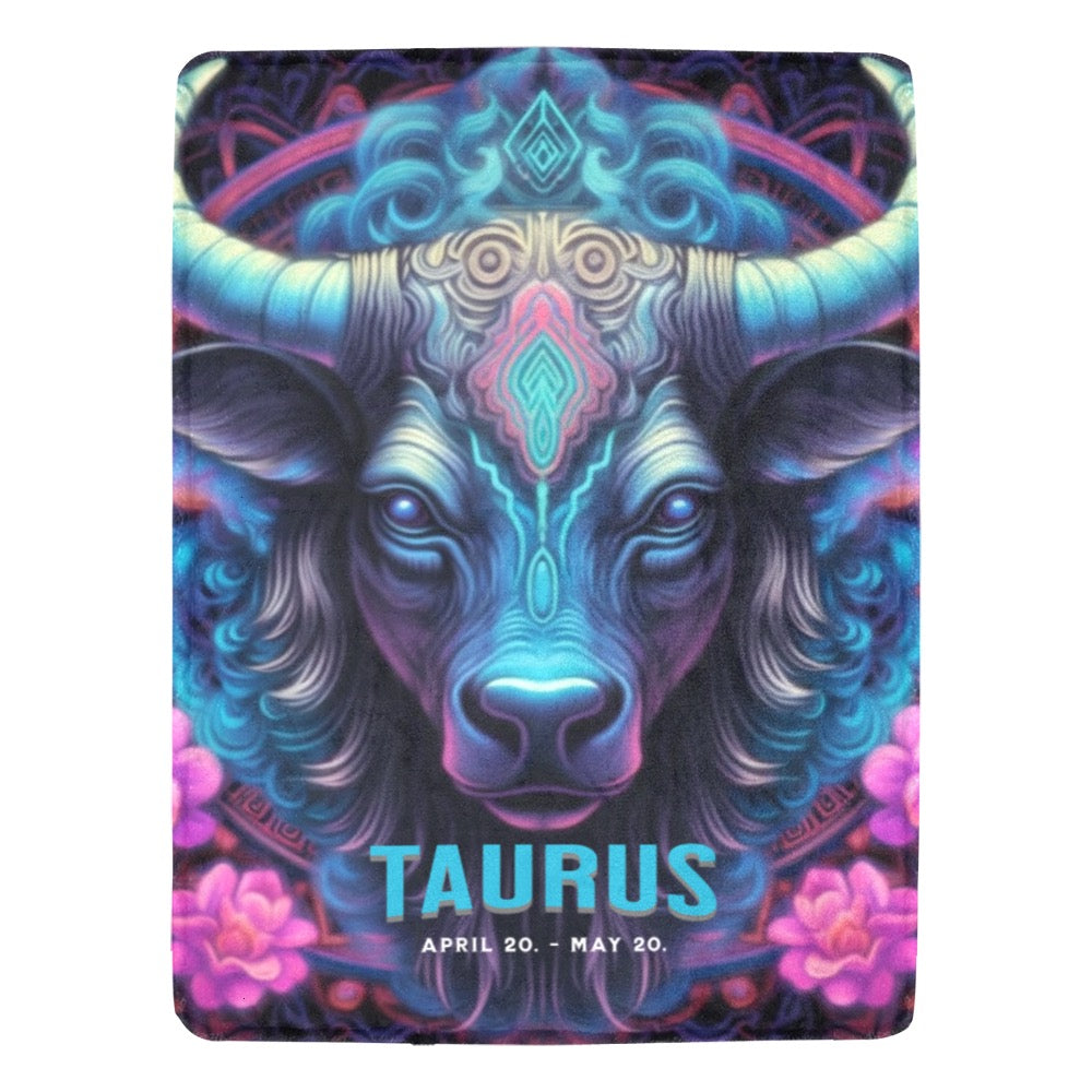 Bundle Up in the Stars Zodiac Blanket - 60x80 Ultra Soft Fleece Throw