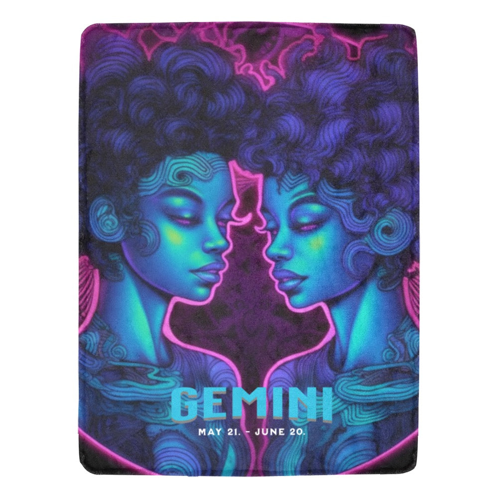 Bundle Up in the Stars Zodiac Blanket - 60x80 Ultra Soft Fleece Throw