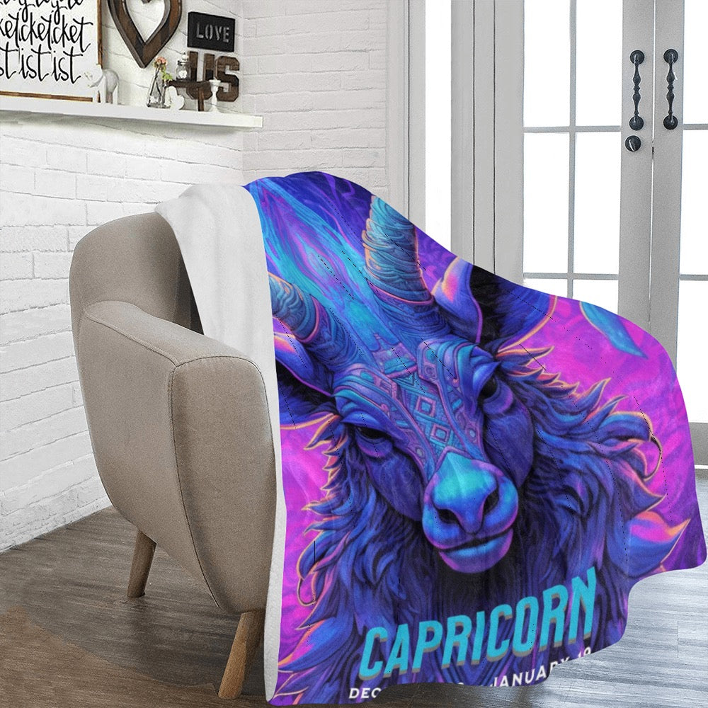 Bundle Up in the Stars Zodiac Blanket - 60x80 Ultra Soft Fleece Throw