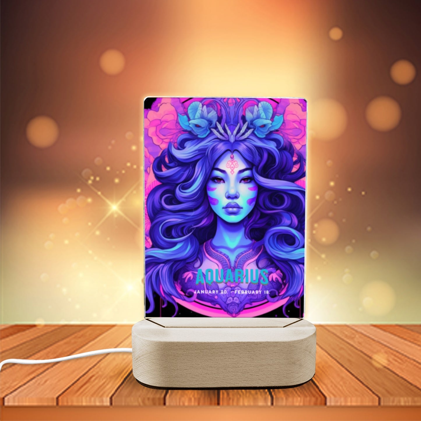 Zodiac Glow Desk Light