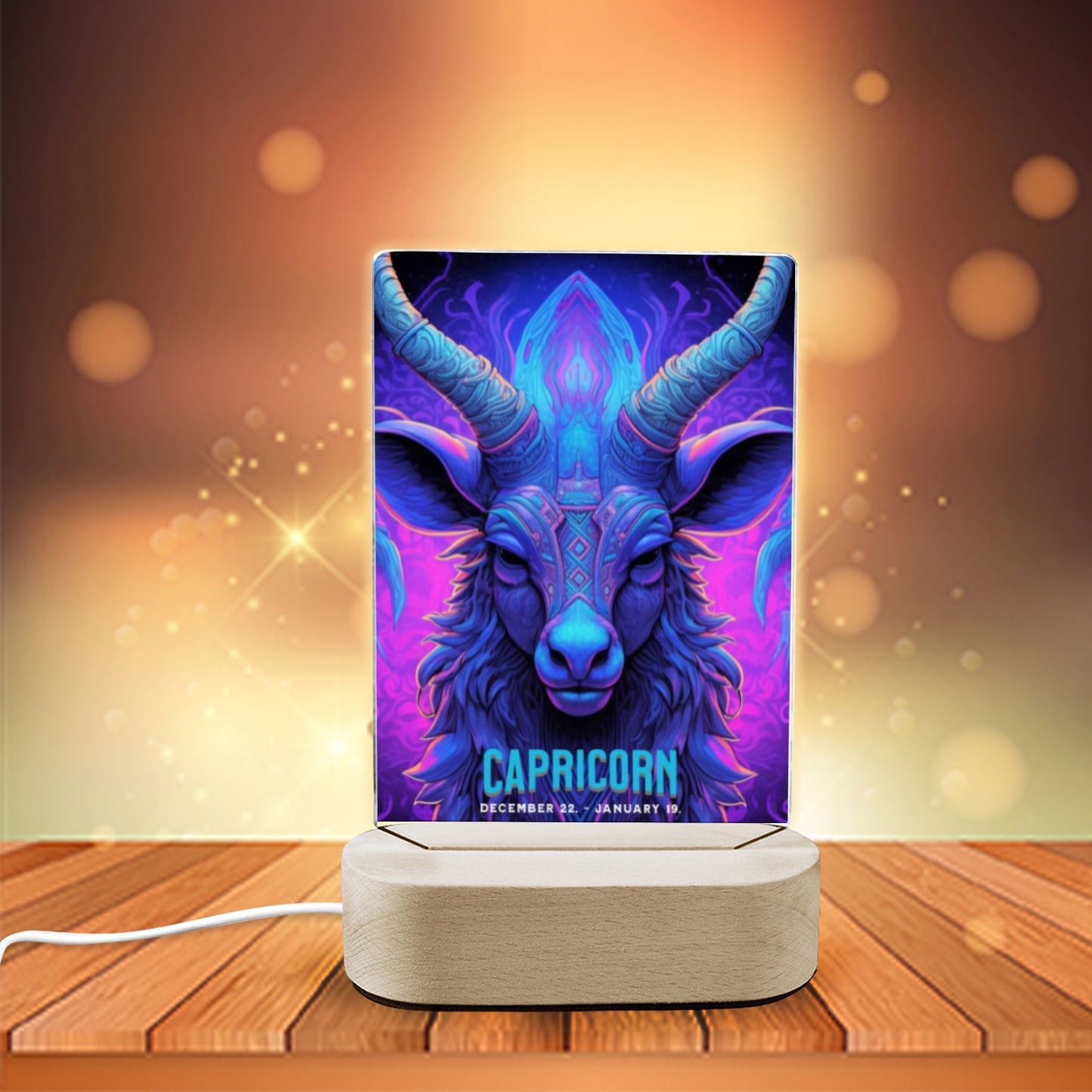 Zodiac Glow Desk Light