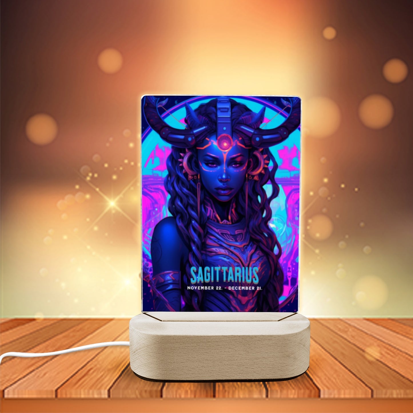 Zodiac Glow Desk Light