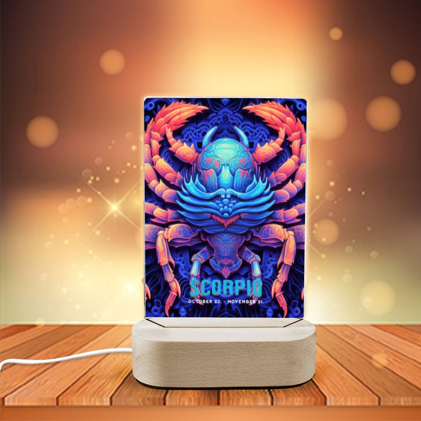 Zodiac Glow Desk Light