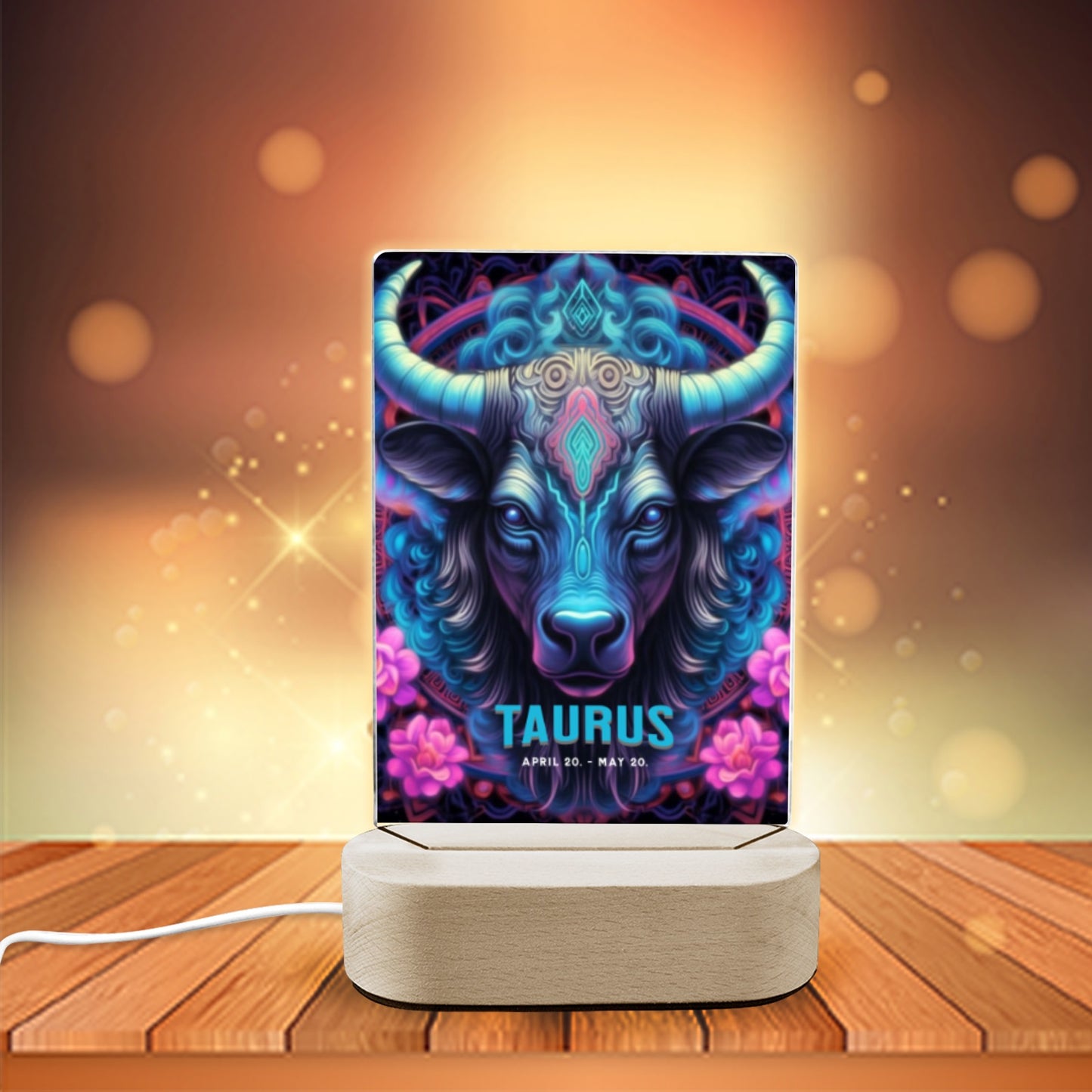 Zodiac Glow Desk Light