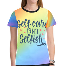 Load image into Gallery viewer, Rainbow Vibes Self- Care Tee

